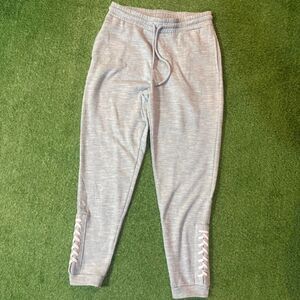 Women's Blue and White Lace Joggers